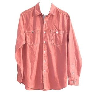 NAUTICA Salmon Casual Button Down Collared Shirt SMALL